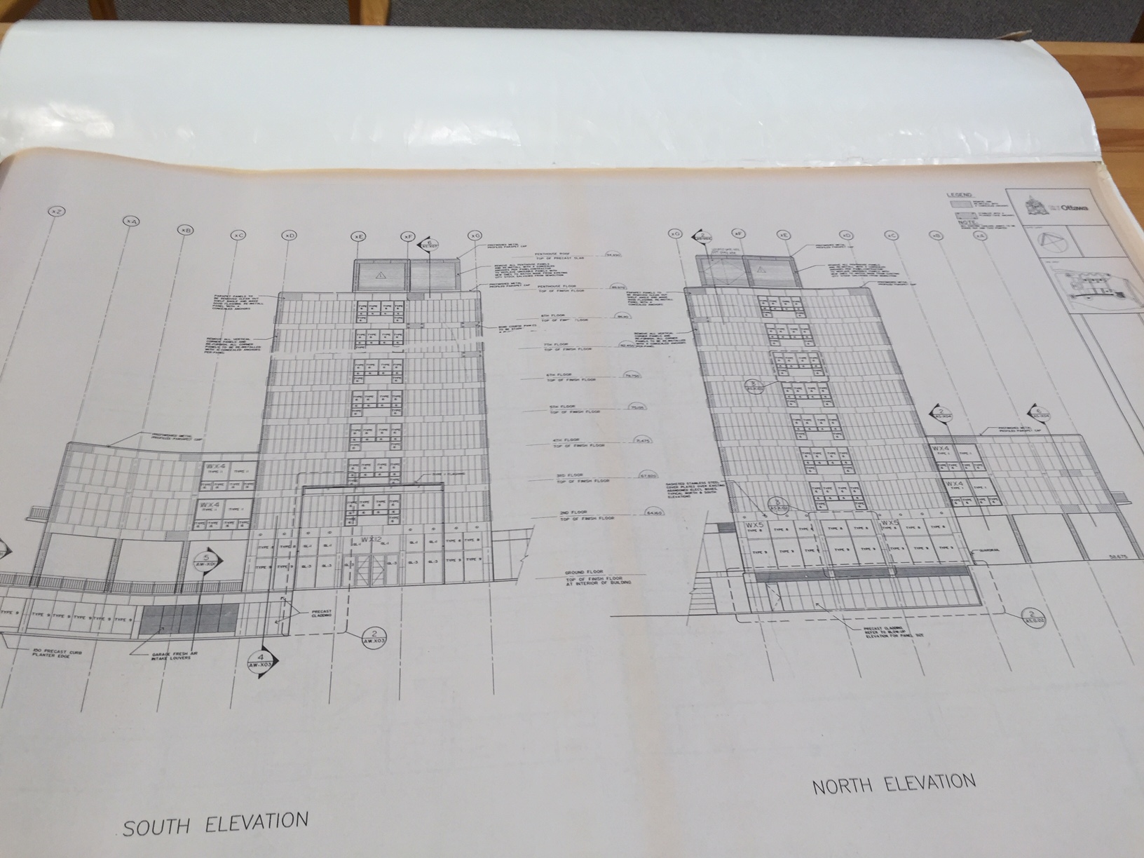 Ottawa - Safdie - 1958 Side elevation