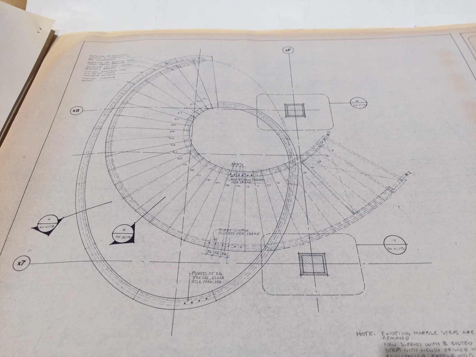 Ottawa - Safdie - 1958 Spiral Staircase looking from above