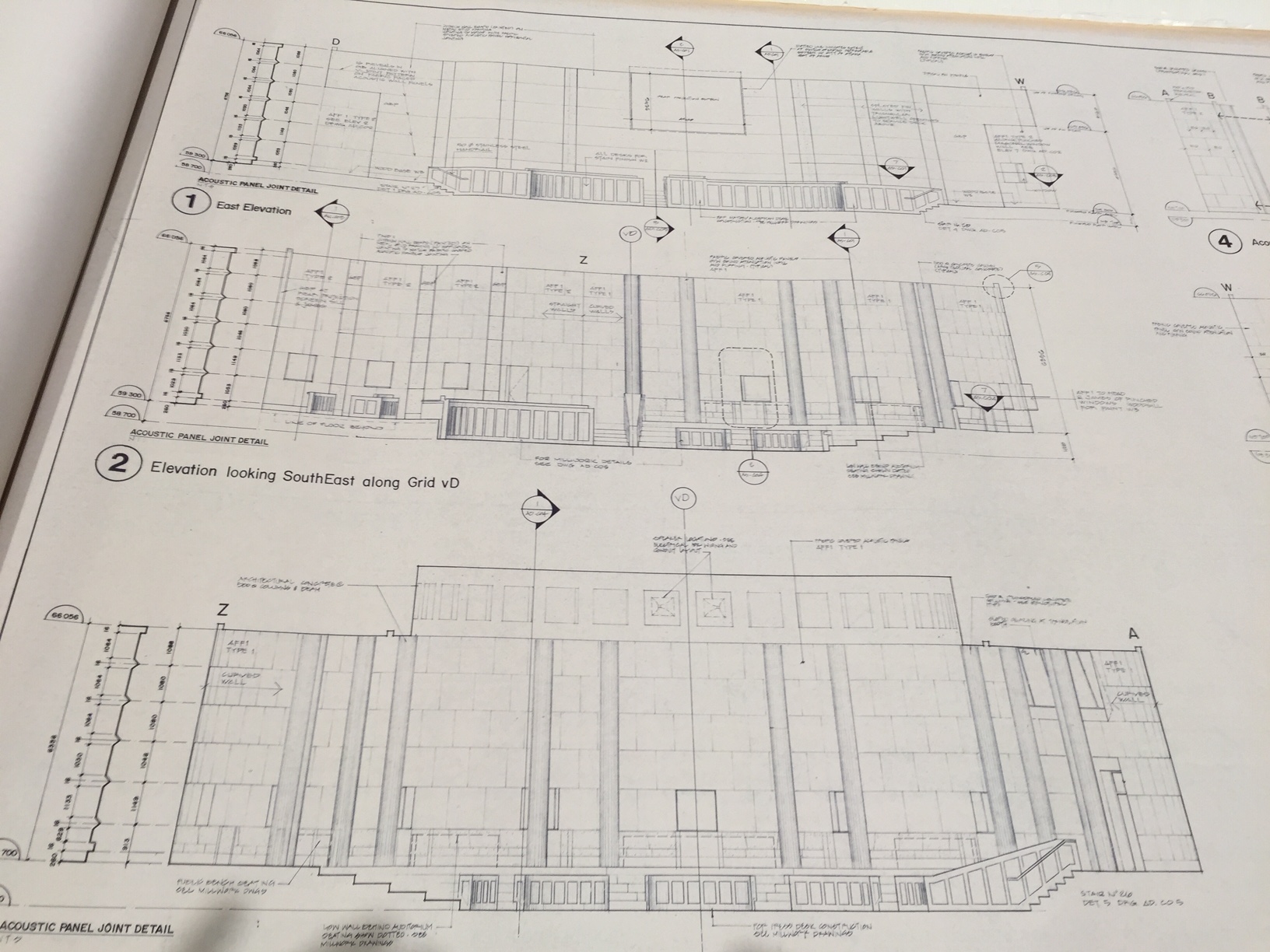 Ottawa - Safdie - Council Chamber interior elevation