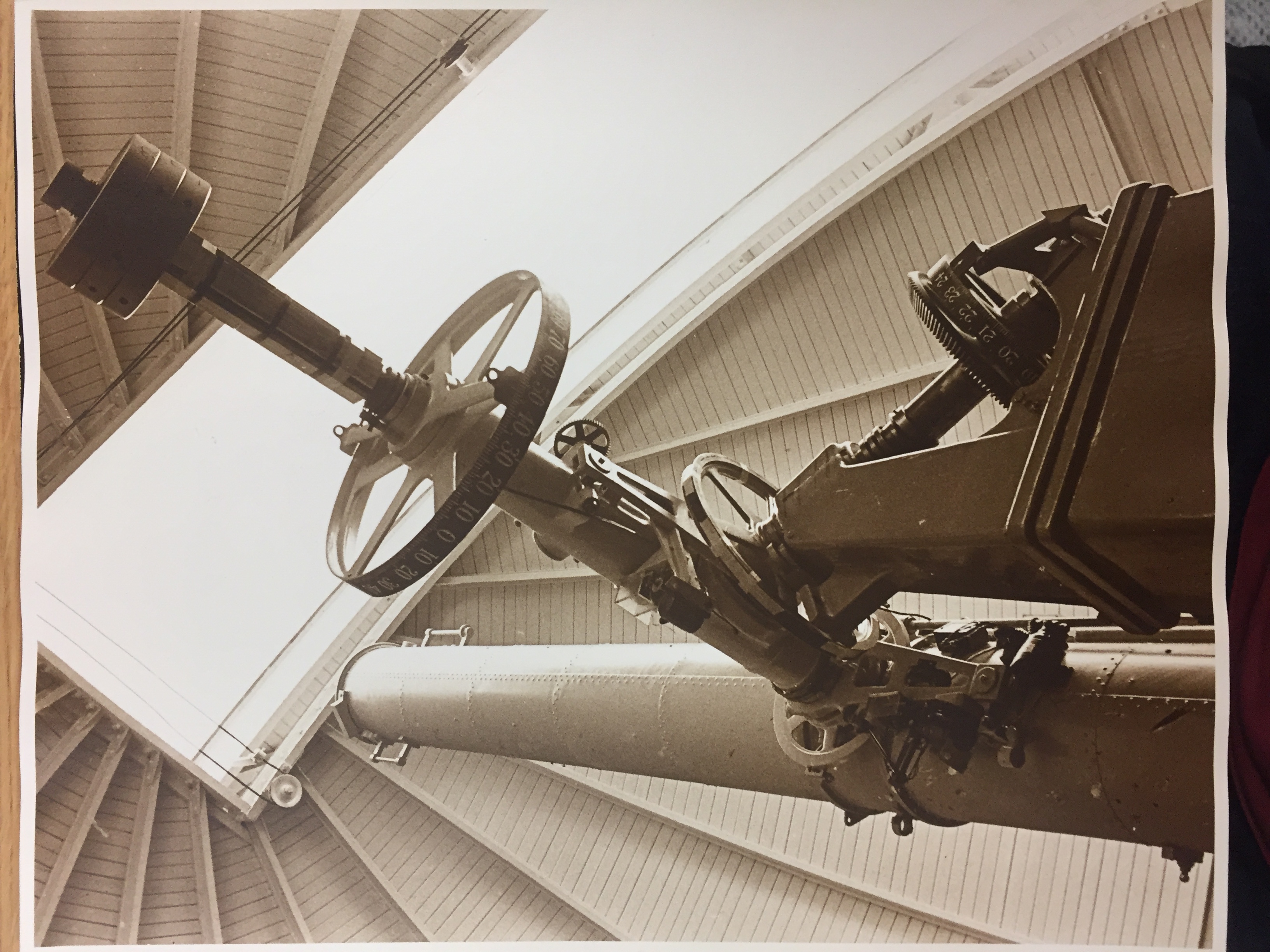 Dominion Observatory Telescope Inside Dome