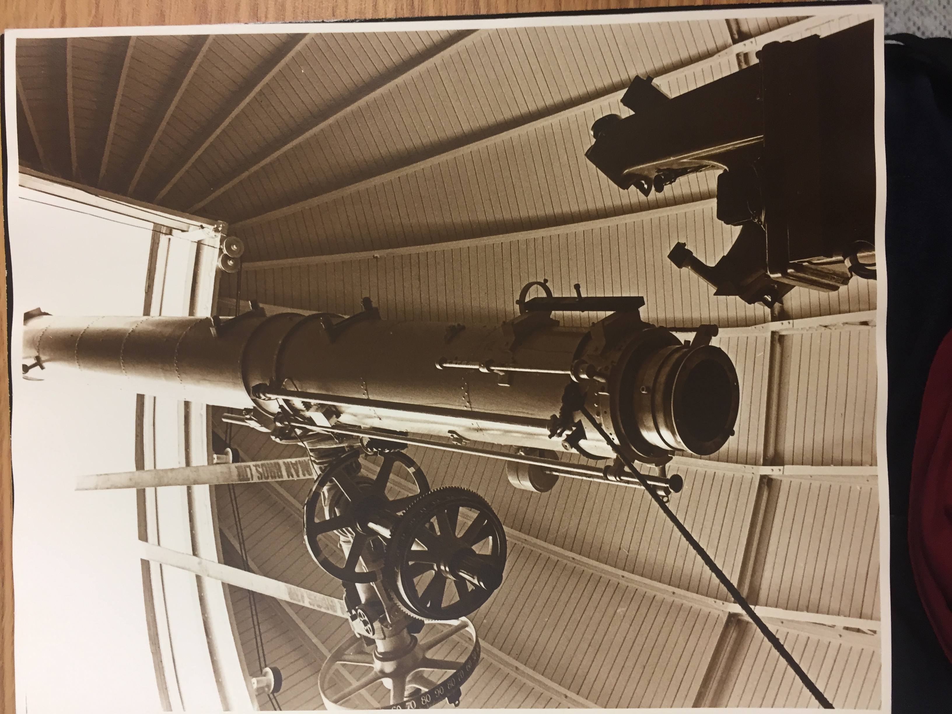 Dominion Observatory Telescope Removal Inside Dome
