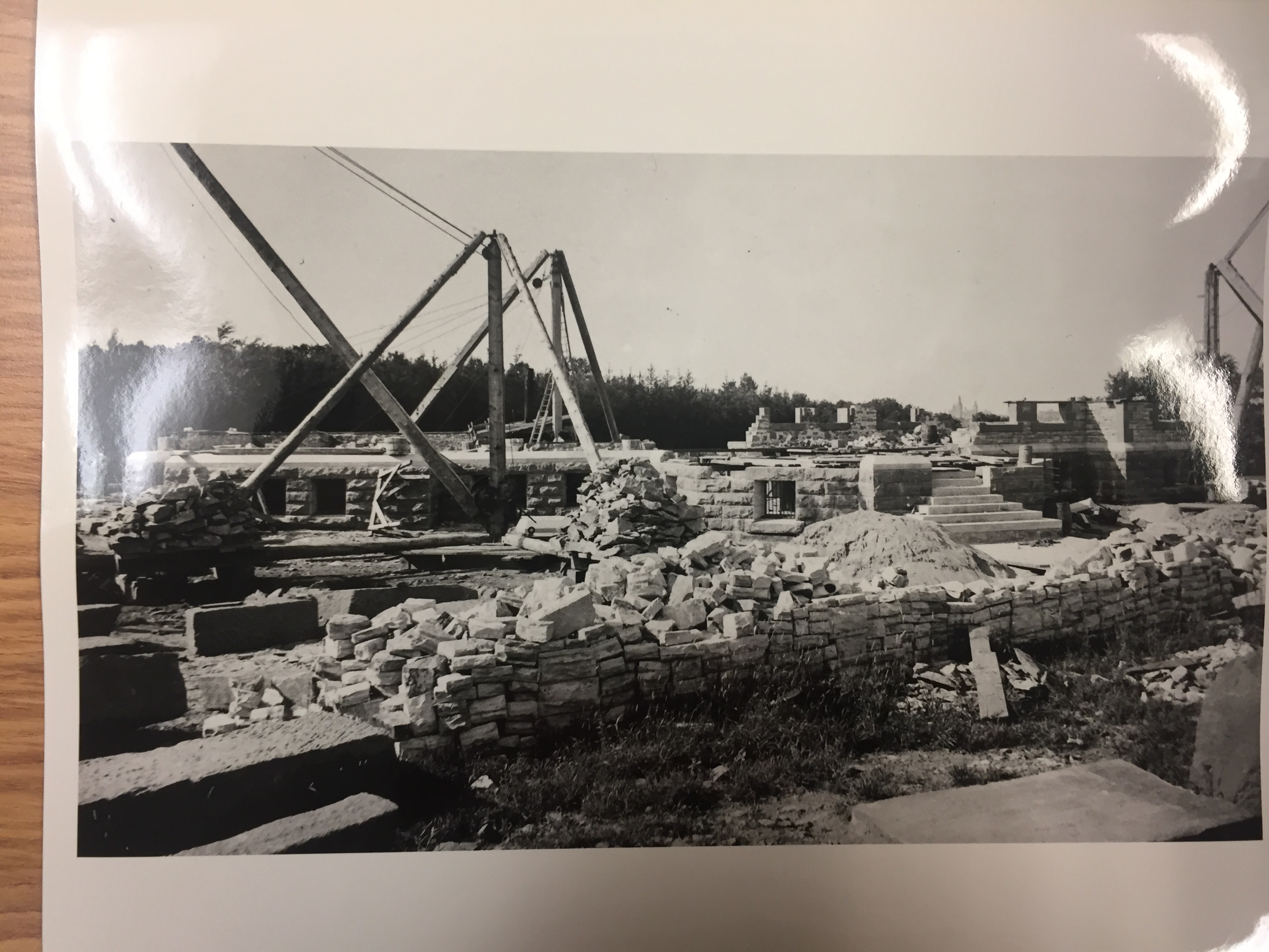 Dominion Observatory Construction Masonry Mock-up