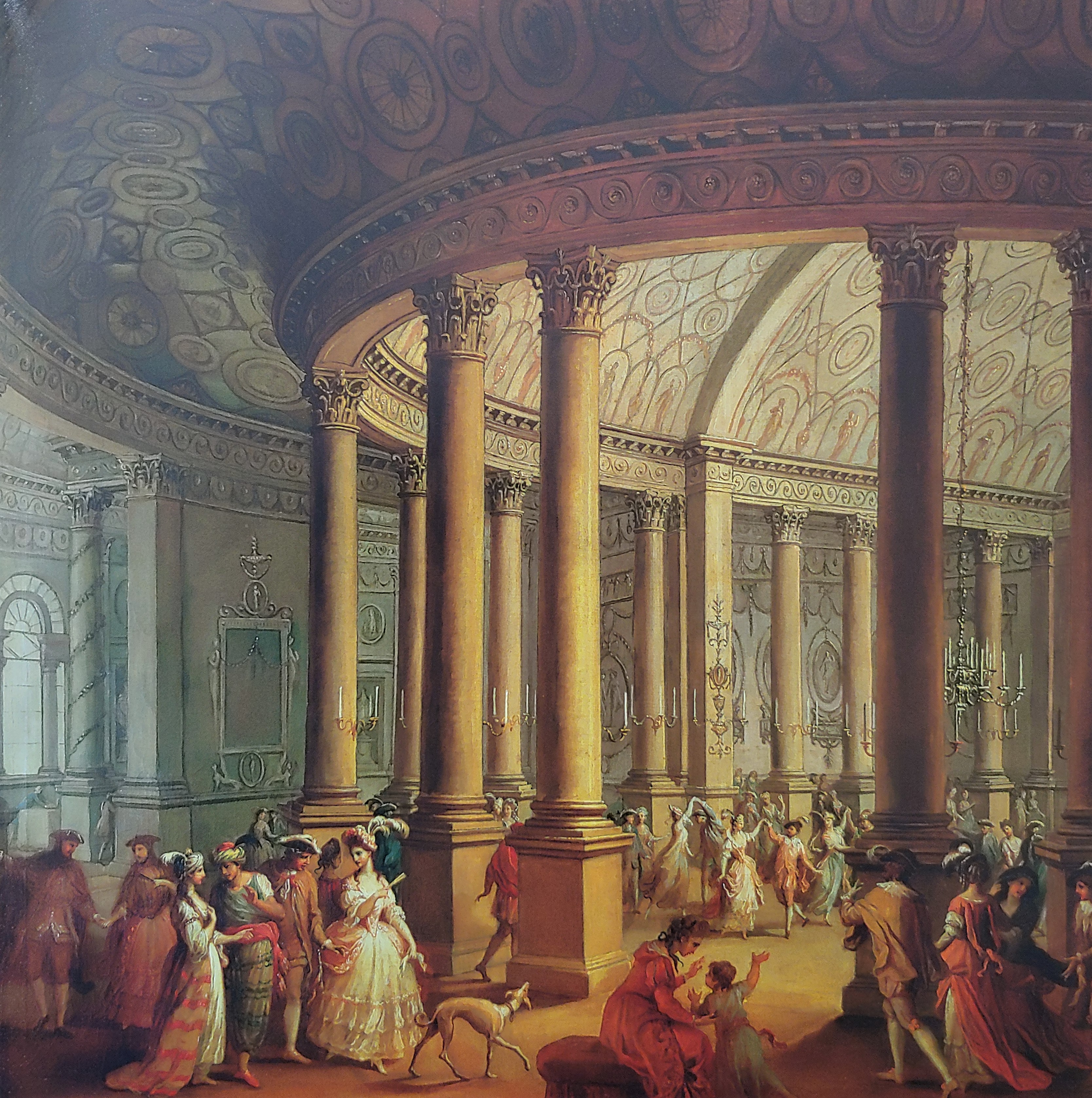 Antonio Zucchi, The Oaks Ballroom 1774, Robert Adam and Earl of Derby, Musson 2017. p.9