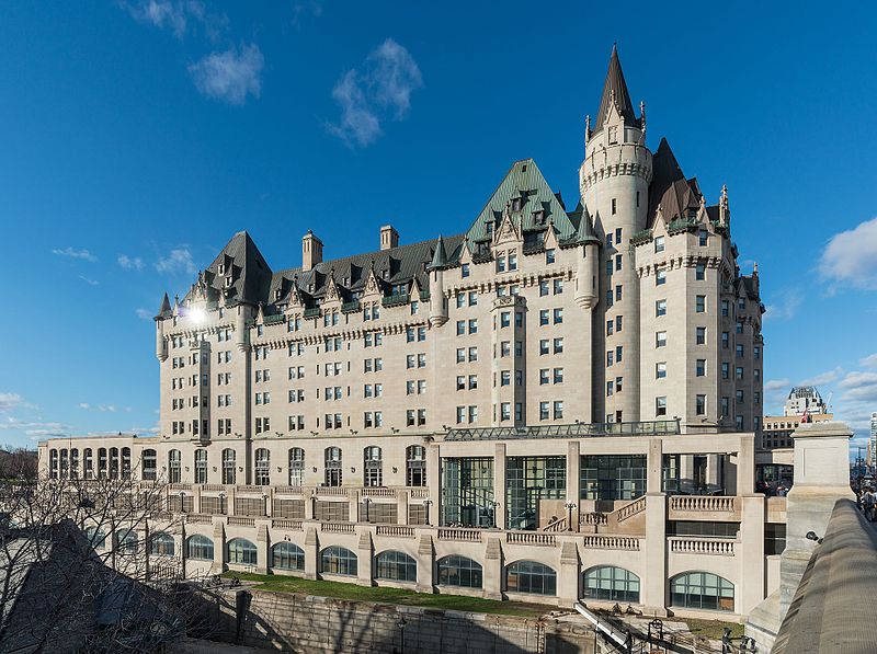 Image of the South-Side of the Château Laurier