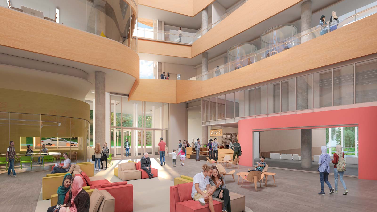 Interior of New Ottawa Public Library