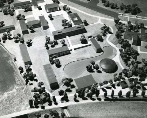 Architectural Model of Carleton University ca. 1956. 