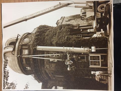 Dominion Observatory Telescope Removal 1974