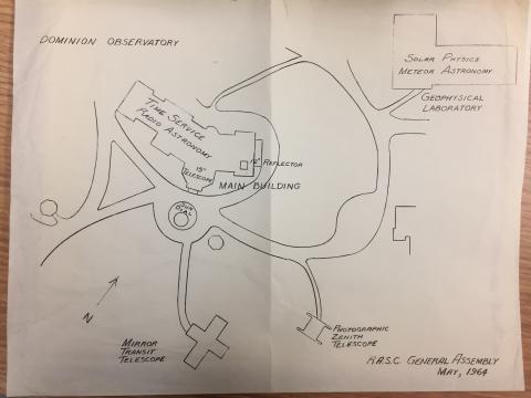 Dominion Observatory Map