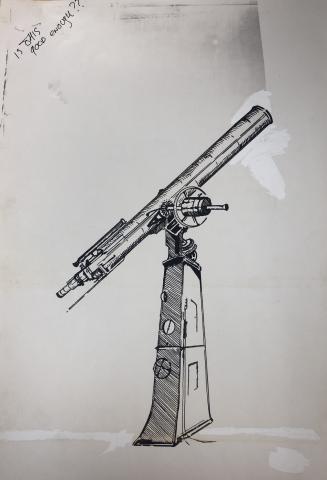 Sketch of Dominion Observatory telescope.