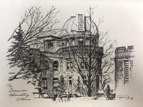 Sketch of Dominion Observatory. 