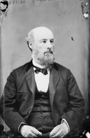 Black and white photograph of Joseph Merrill Currier