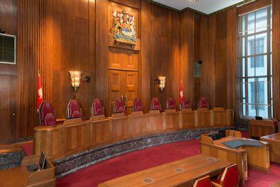 Supreme Court of Canada, Judges benches in Main Courtroom 