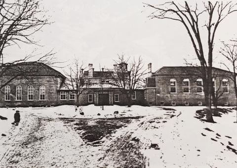 Rideau Hall, West Facade, pre 1913 (PAC, C 17545) FHBRO pg 121 plate 16