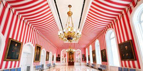 Tent Room, Rideau Hall, 'None so unusual - Rideau Hall's the Tent Room' Ottawa Magazine, photo Marc Fowler 2017