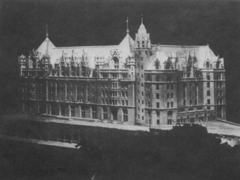 Plaster Model for the Chateau Laurier