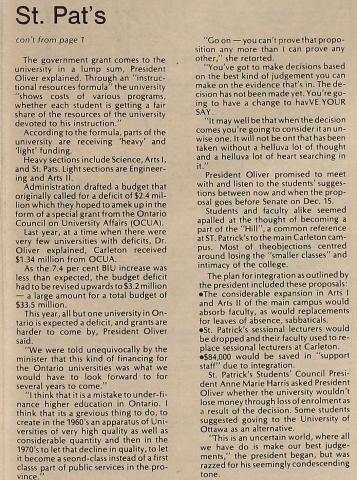 Charlatan Clipping Nov 29, 1974, pg 3