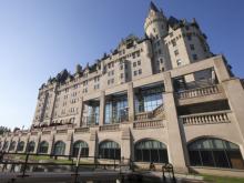 Various shots of the Chateau Laurier at the end of the day for feature stories on the venerable hotel. Photo by Wayne Cuddington/ Postmedia / jpg